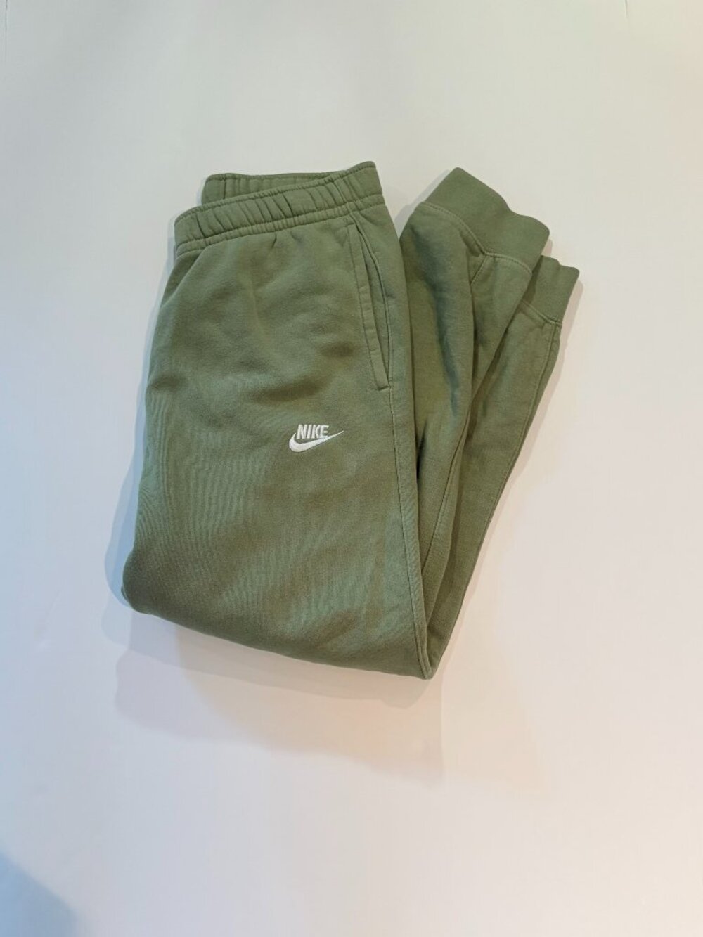 Nike Sage Green Fleece Jogger Sweatpants Women's Size Small